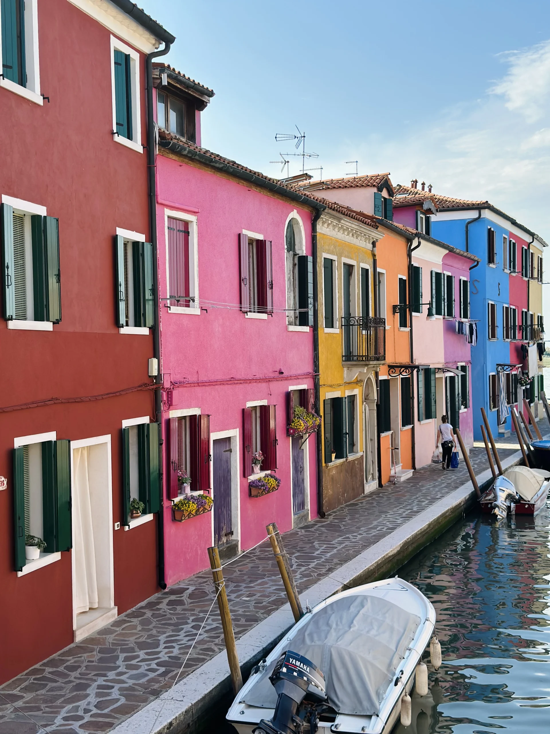 Maisons colorées de l'île de Burano