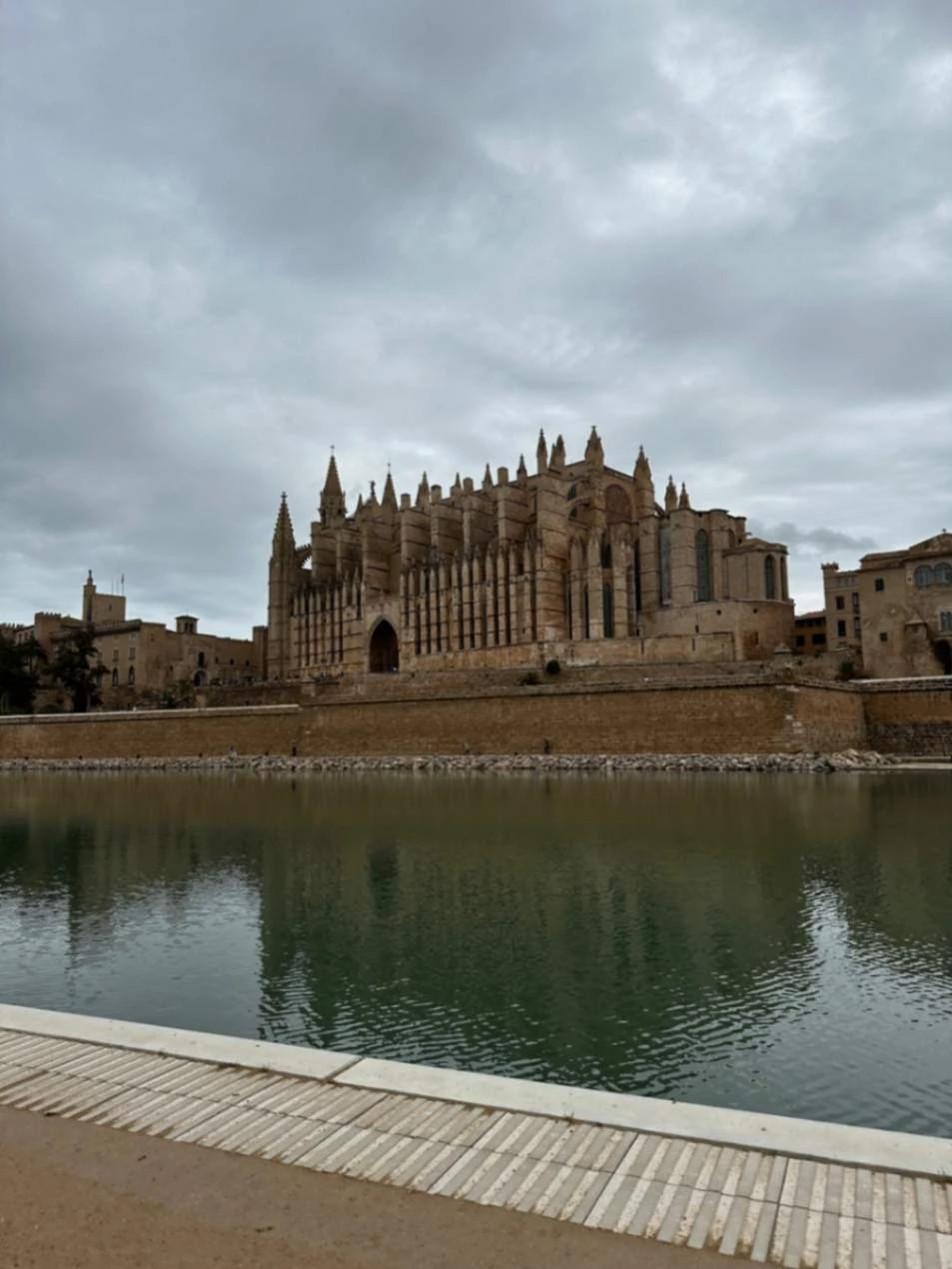 Cathédrale de de Palma de Majorque et parc de la Mar